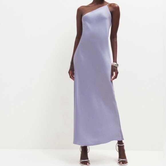 NWT NEW Reformation Olesia Satin Dress